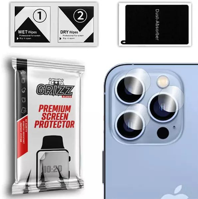 Xham mbrojtës kamere GrizzGlass HybridGlass për Realme 15, set me 2 copa, i tejdukshëm