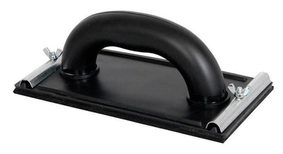 Блок за шмирглање Awtools Spring, 105 x 210mm, со рачка, сив