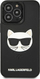 Futrollë telefoni Karl Lagerfeld KLHCP13LCH3DBK, iPhone 13 Pro 13 6.1", hardcase, e zezë