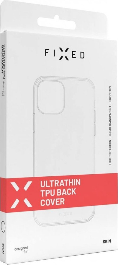 Këllëf telefoni FIXED Skin Pro për Samsung Galaxy S21 FE, TPU, 0.6 mm, transparent