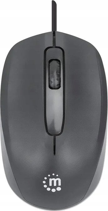 Maus Manhattan Comfort II, 1000 dpi, me kabllo USB A, i zi