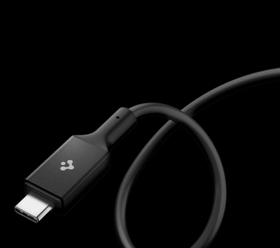 Kabllo USB C në USB C Spigen Essential EB10010CC, 1m, 100W, e zezë