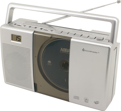 Radio CD portative Soundmaster RCD1185, FM, MP3, gri