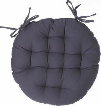 Jastëk për karrige Atmosphera, 38 cm, rrumbullak, gri