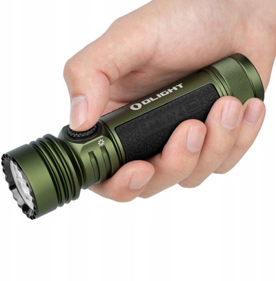 Elektrik dore Olight Seeker 4 Pro, karikim USB C, IPX8, jeshile OD