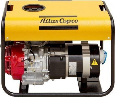 Gjenerator portativ Atlas Copco QEP3 HP, njëfazësh 230V, me motor benzine Honda, i verdhë
