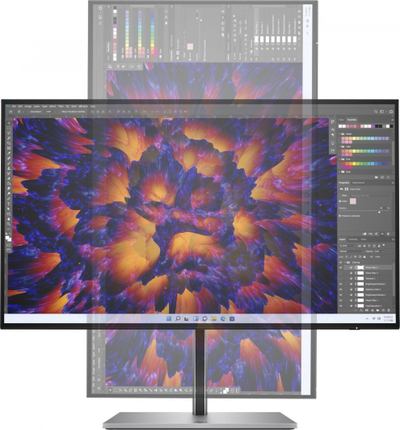Monitor HP Z24m G3, 24\", 2560 x 1440 (WQHD), ngjyrë argjend me të zezë