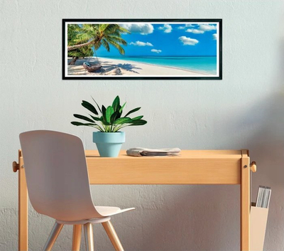 Puzzle Clementoni Collection Swing By The Sea, 1000 pjesë, panoramik 98 x 33 cm