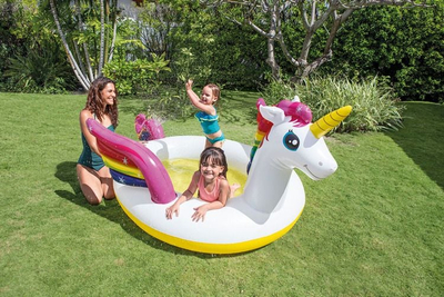 Надувлив базен Intex Unicorn 57441, 272x193cm, со фонтанa за вода, повеќебоен
