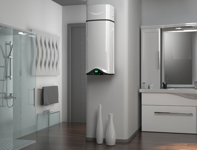 Bojler me pompë nxehtësie Ariston Nuos Evo A+, 80L, vertikal, i bardhë
