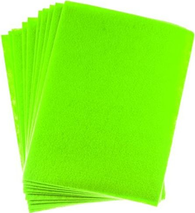 Fletë filci Brewis A4, 2 mm, set me 10 copa, jeshile