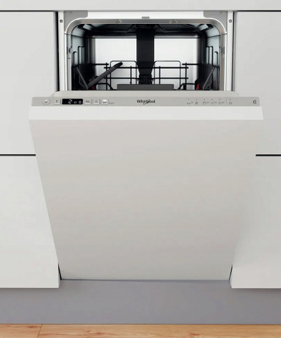 Enëlarëse Whirlpool WSIC 3M27, e integruar plotësisht, 10 kompleti, A++, e bardhë