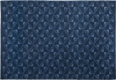 Tapet SAVRAN me lesh, 160 x 230 cm, me figura gjeometrike, blu navy
