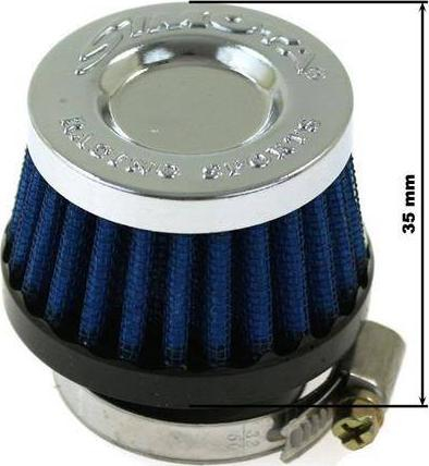 Filtër ajri moto Simota JAU-MA27223-21, 35mm, konik, blu