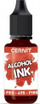 Bojë alkoolike Cernit Alcohol Ink, 20ml, Fire Red, e kuqe e fortë