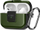 Mbështjellës për kufje Tech-Protect Defender Hook MagSafe Apple AirPods Pro 1 2, TPU PC, me karabinë, jeshile ulliri