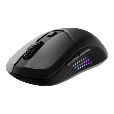 Maus gaming MSI VERSA 300 ELITE Wireless, 2.4GHz RF dhe Bluetooth, RGB, i zi