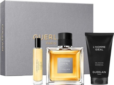 Set dhuratë për meshkuj Guerlain L'Homme Ideal, eau de toilette, 10ml 75ml 100ml