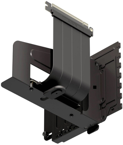 Kllapë vertikale GPU HAVN HS 420, PCIe 5.0 riser, e zezë