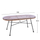 Set mobiljesh kopshti Allegra HM5460, 4 pjesë, metal dhe wicker, bezhë
