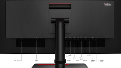 Монитор Lenovo ThinkVision P34w-20, 34.14”, WQHD, црн
