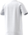 Bluzë sportive për goca Adidas Essentials Linear, me mëngë të shkurtra, me logo përpara, e bardhë