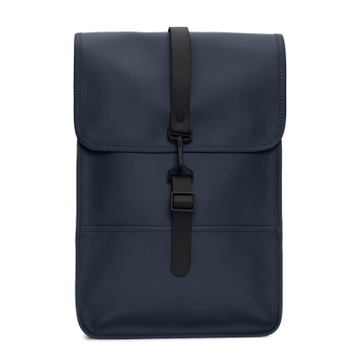 Çantë shpine Rains Backpack Mini, e vogël, që s’e zë uji, blu e errët