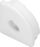 Kapak fundor për profil LED AD-LP-6502, plastikë, i bardhë