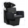 Karrige lavamani Melcap Virginia Backwash Chair, legen qeramik, ergonomike, e zezë