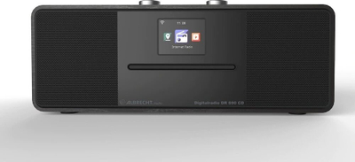 Radio portabël Albrecht DR 690, DAB+, 20W, ekran 2.8", e zezë