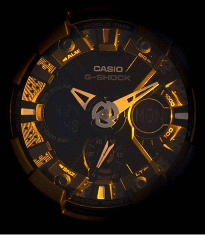 Orë dore Casio G-Shock GA 120-1A