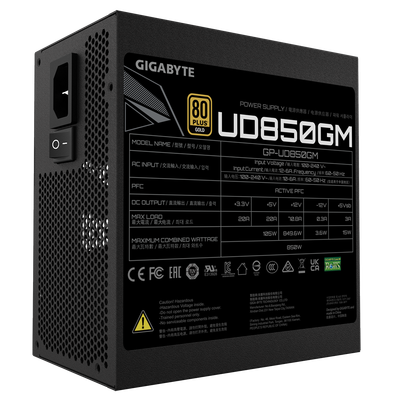 Furnizues energjie GIGABYTE UD850GM, 850W, ATX, i zi