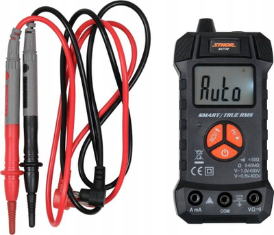 Multimetër Sthor 81772, Smart True RMS, dixhital, i zi