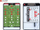 Tabla taktike futbolli Pure2Improve P2I Coachboard, palosëse, me magnetë, jeshile