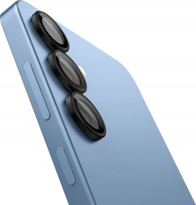 Заштита за камера Spigen Glass tR EZ Fit Optik Pro HD, 2 парчиња, за Samsung Galaxy S25, црна