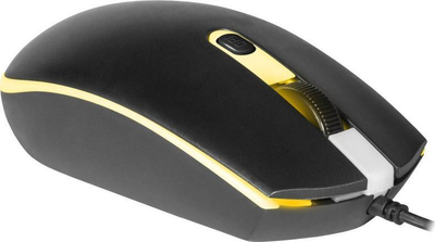 Глушец Defender DOT, со кабел, USB, црна