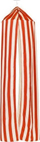 Perde baldakin dekorative Esschert Design Circus, 60cm, 232cm, kuqe e bardhë