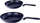Set tiganësh Mg Home Rubella, 24cm 28cm, me shtresë që s’ngjit, ngjyrë e zezë