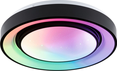 Llambadar tavani Paulmann 70544 LED, me dritë që ulet-ngrihet, me ngjyrë drite të rregullueshme, efekt rainbow, i zi