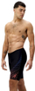 Pantallona noti meshkuj Speedo Medley Logo Jammer, rezistent ndaj klorit, EnduraFlex, të zezë portokalli