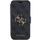 Këllëf telefoni Guess 4G Metal Logo për iPhone 15 Pro 6.1", portofol, gri