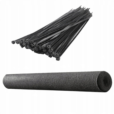 Rrjetë mbuluese për gardh Shade Net, 1.5 x 25 m, 70g/m², e zezë
