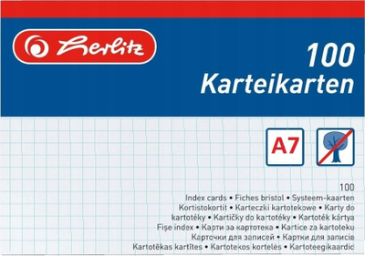 Fletore me kuadrate Herlitz 10621431, 100 fletë