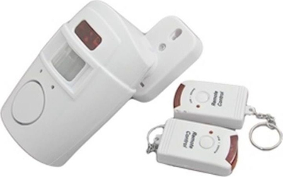 Alarmë pa tel AG69 Wireless Motion Sensor, sensor lëvizjeje, 2 telekomanda, e bardhë