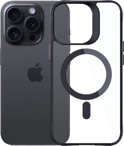 Maskë mbrojtëse 3MK Satin Armor MagCase për iPhone 15 Pro 6.1", MagSafe, transparente