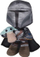 Lodra pellushi Simba Disney The Mandalorian Mando + Grogu, 25 cm, e zezë