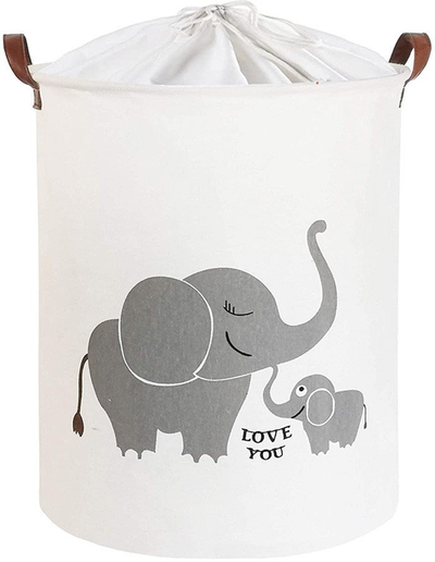 Организаторска кошница ПРЕМИУМ Elephant XL, 43L, со капак, сива