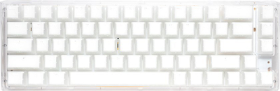 Tastierë gaming Ducky One 3 Aura White SF, RGB LED, Kailh Jellyfish Y, e bardhë
