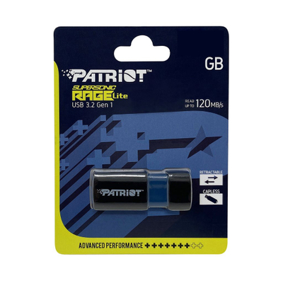 USB Patriot Memory Supersonic Rage Lite, 64 GB, USB Type-A