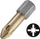 Set bitash Phillips Wolfcraft PZ3, S2, TiN, 2 copë